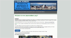 Desktop Screenshot of labankrobbers.org